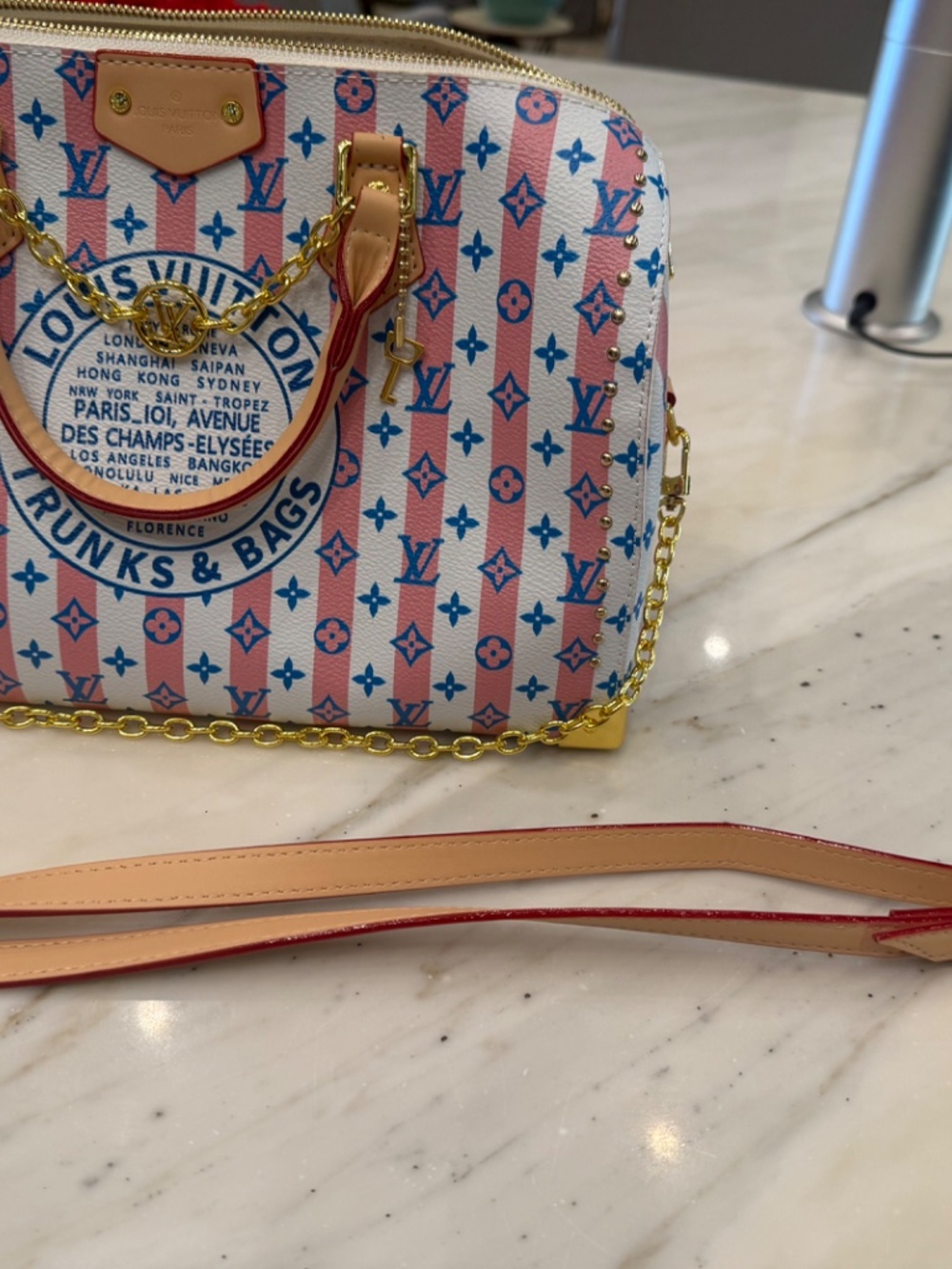 FULL SET !! Fashionable Monogram Bag Beautiful bright colors - Picture 7 of 10
